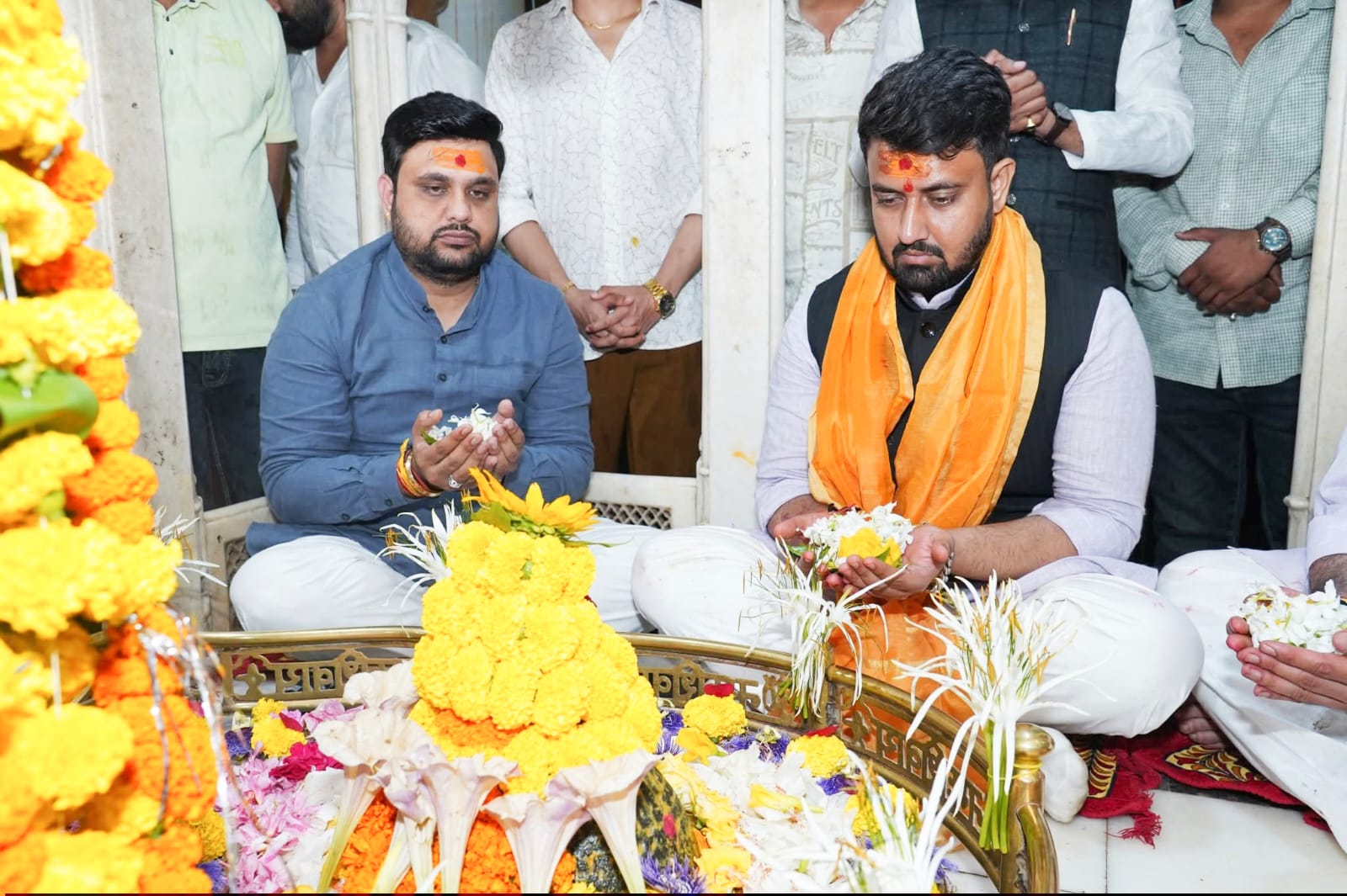 भाजयुमो प्रदेश अध्यक्ष श्याम टेलर देर रात पहुंचे सैलाना